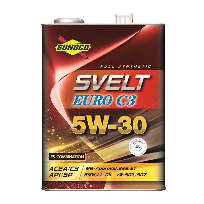 スノコ　エンジンオイル　SVELT Euro 5W-40 20リットル ペール缶 エンジンオイル sunoco SVELT EURO 5W-40 20Lペール缶 全合成