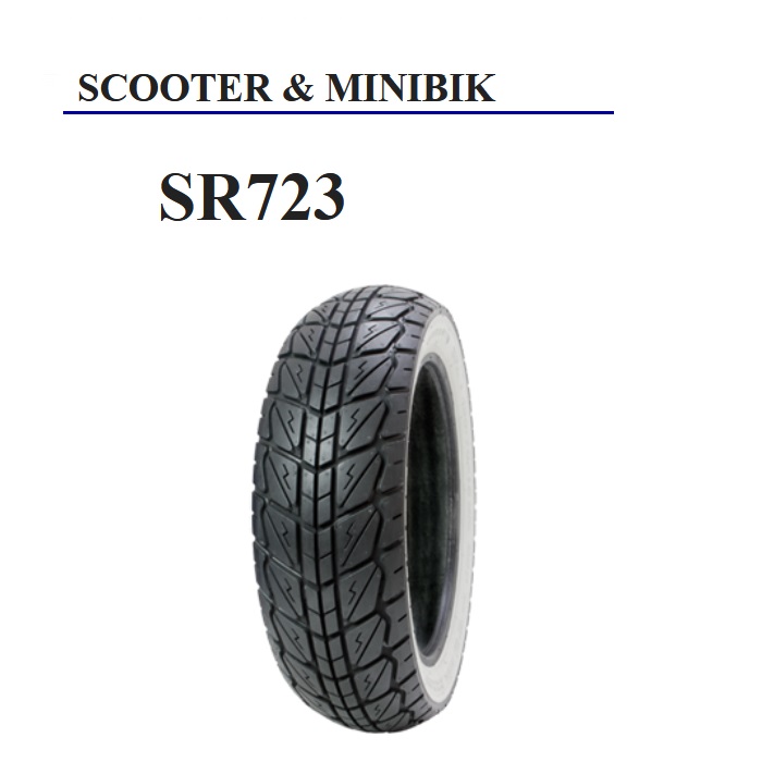 SHINKO SR723 リア 140/70-12 65P(WW) TL ホワイトウォール