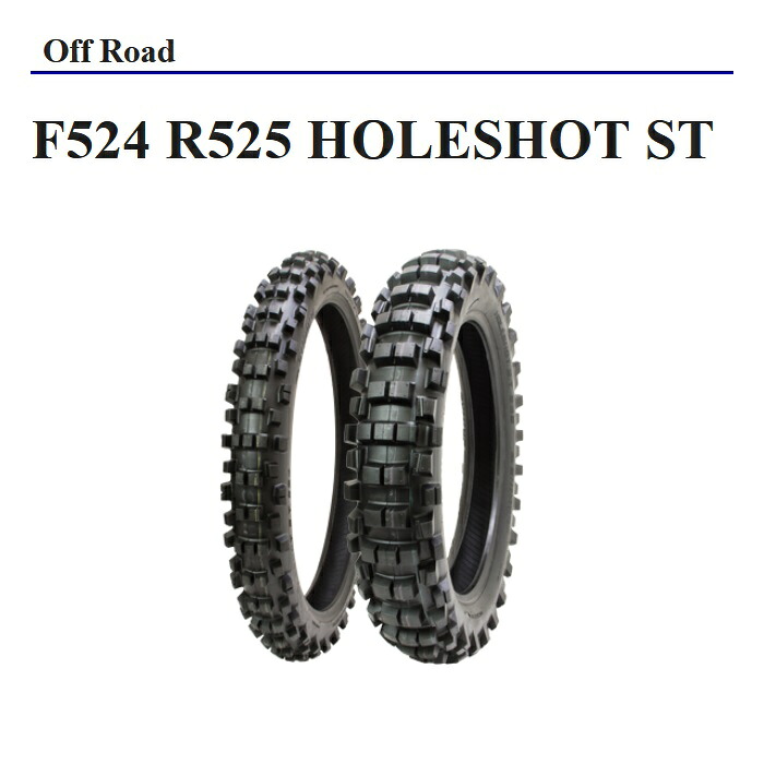 SHINKO R525 HOLESHOT ST リア 100/100-18 59M TT