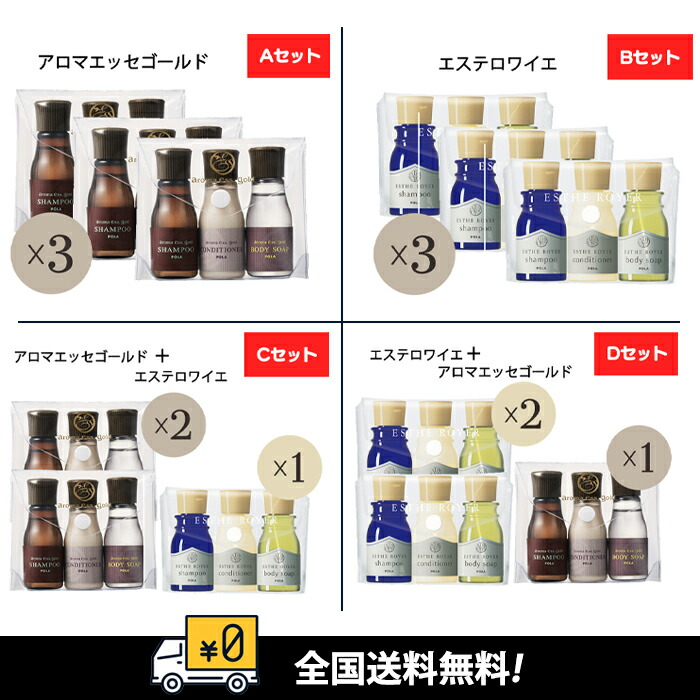 POLA ポーラ エステロワイエ 30mlx3種類トラベルセット　50セット pola2-1.jpg