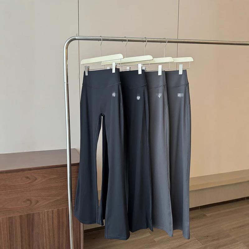 レディース フレアパンツ ワイドレッグ ヒップアップ スリム 春秋 アウトドア サイクリング ヨガ ベースレイヤー カジュアル 軽量 伸縮性 吸湿速乾｜KOKORONE