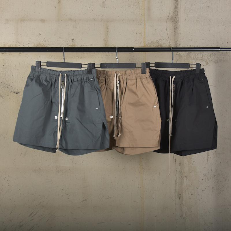ショートパンツ メンズ 夏用 レトロ ダークカラー ジッパー サイドスリット カジュアル 普段使い 軽量 吸湿速乾 膝上丈 ビッグシルエット