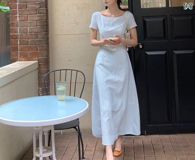 ワンピース レディース フレンチ 立体 レース 花柄 ドレス 綿 麻 軽量 伸縮性 接触冷感 吸湿速乾 高級感 ハイウエスト Vネック ブラック ピンク系 アイボリー 春夏 秋冬 ゆったり 体型カバー 大きいサイズ 大きめ サイズ 体系カバー 通気性 快適｜KOKORONE