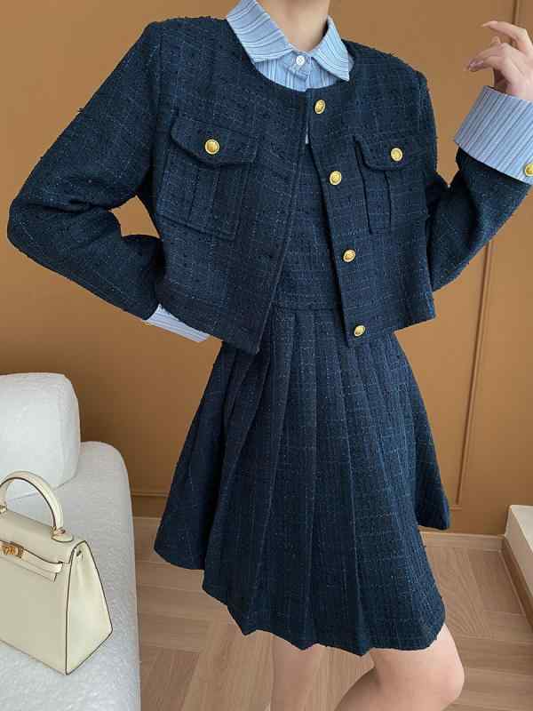 レディース 秋冬 フレンチガーリー コート ワンピース 2点セット 暖か 素材 ロング丈 フェミニン スタイル カジュアル コーデ