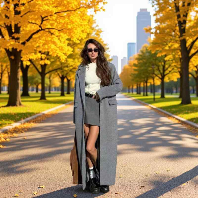 コート レディース 秋冬 ロング丈 ウール フェルト ボタン ストリート スタイル 暖か 素材 普段使い 海外風