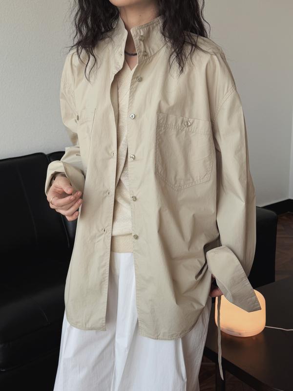 レディース 春 ハーフハイネック ブラウス 高級感 デザイン 紐付き トップス クラシック スタイル スタイリッシュ シルエット|KOKORONE
