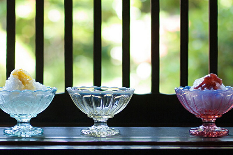 雪の花 フラッペ ブルー /古代色 ガラス レトロ ボウル おしゃれ 皿 デザートカップ 昭和レトロ 廣田硝子 食器 小鉢 フルーツ皿  かき氷 アイスクリーム テーブルウェア テーブルコーディネイト プレゼント ギフト 贈り物 結婚祝 記念日 記念品 父の日 母の日 ...