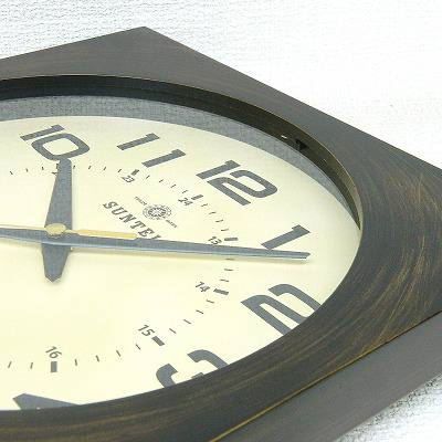 さんてる 壁掛け電波時計 Dql677 ダメージ加工 壁掛け時計 おしゃれな壁時計 お洒落 オシャレ 日本製 国産 ウォールクロック 掛置き アンティーク 職人 手作り ヴィンテージ 日本製の時計 レトロ調 ギフト Deerfieldtwpportage Com