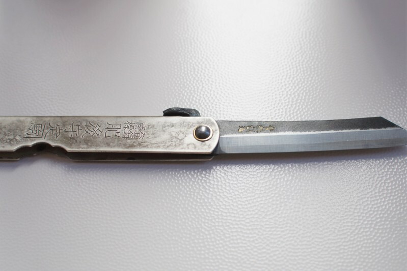 Kokoshock An Handmade Gem Product The Sheath Of Unique Color The Sheath Of Unique Color That Specially Processed Higonokami Short Knife Ice Ring Hail Phosphorus Pure Silver Double Edged Blade Ts152 Nagao カネ