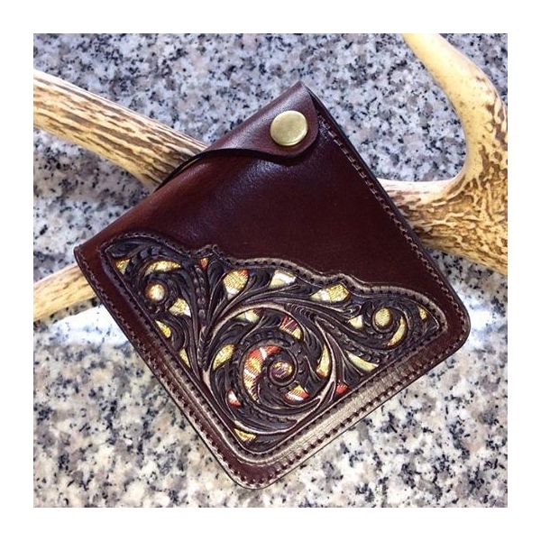 馬蹄型 ケース ③ 小銭入れ 本革 レザーカービング 楽天市場】【コインケース カービング シェルダンスタイル カービング
