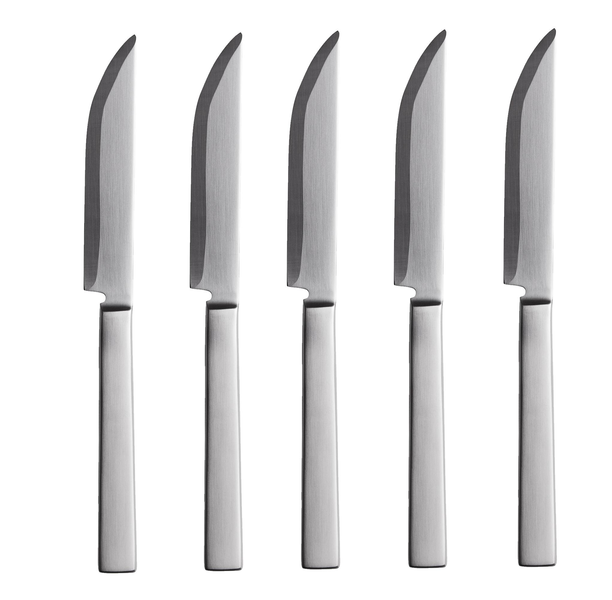 ギフト用ステーキナイフ 5ｐｃ セット ICHI MATTE ディナーカトラリー 高級カトラリー 洗練 おしゃれ 新居用 結婚祝い 新築祝い 新生活 燕三条 大泉物産 ギフトセット 日本製 シルバー 業務用 フレンチ イタリアン テーブルサービス テーブルセット