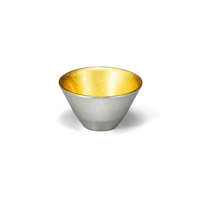 楽天市場】ぐい呑み 金箔 能作 錫製品 錫のうさく nousaku 金銀