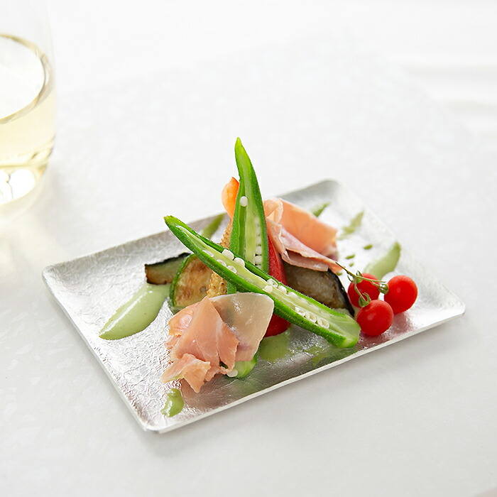 楽天市場】小皿 布目 能作 錫のうさく nousaku 錫製品 銀色 鋳物 金属