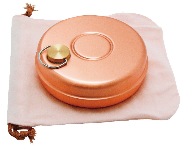 楽天市場 トタン製 湯たんぽ Miniまる 専用じょうご カバー付 ピンク よろづや百貨