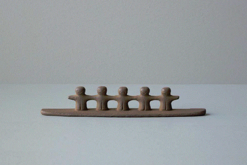 楽天市場】博鳳堂 文鎮 - 喜怒哀楽 41006 ペーパーウェイト 書鎮 鉄