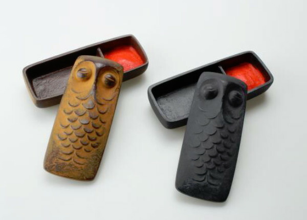 楽天市場】博鳳堂 文鎮 - カラス 黒 41003 茶色 41004 ペーパー