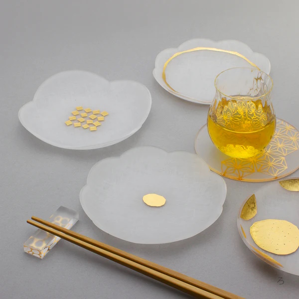 楽天市場】箔 まめざら 祝い 11cm 木箱入り4枚セット toumei (3514