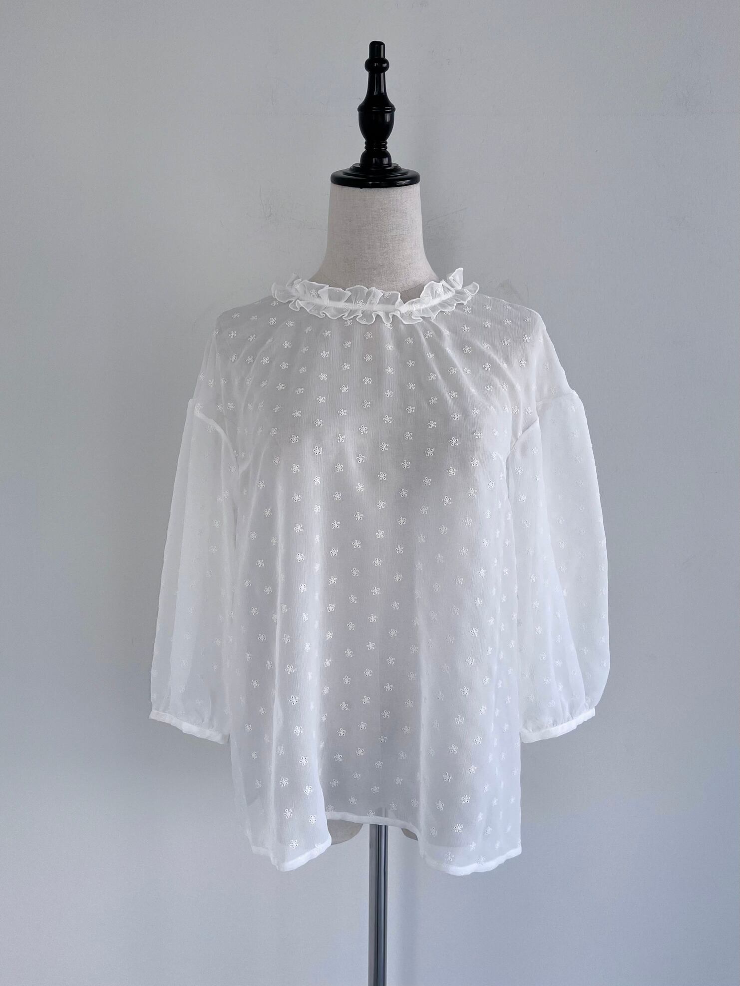 【楽天市場】【Bilitis dix-sept ans】 ビリティスディゼッタン Cotton Blouse コットン ブラウス 2911-892  White Pale Blue Black KOKO : KOKO