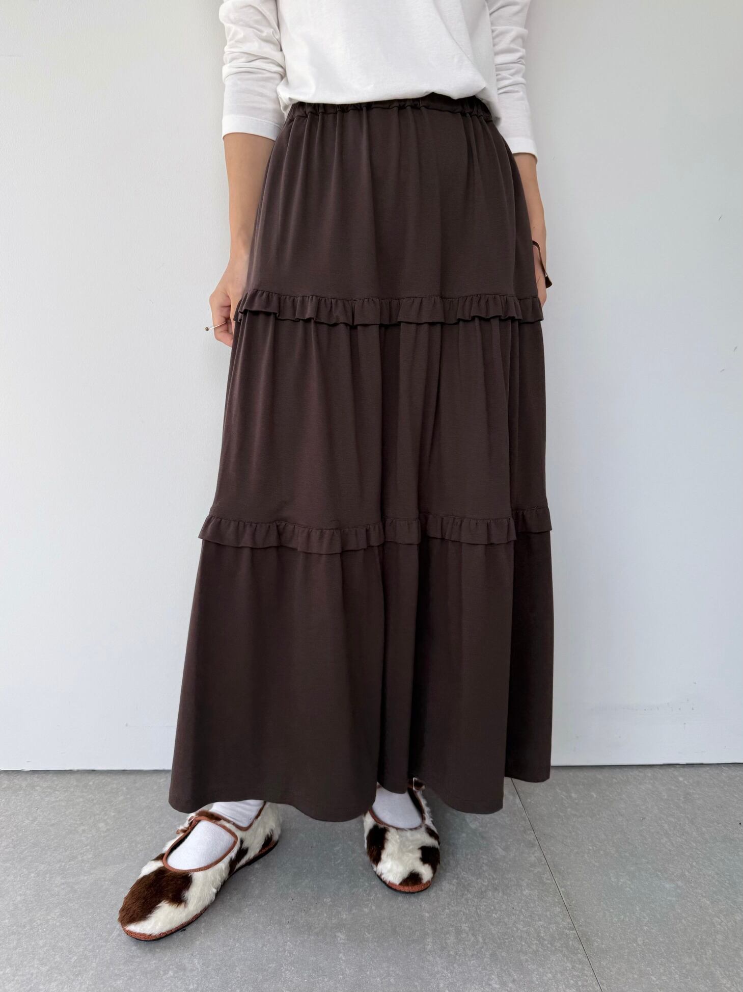 楽天市場】【Bilitis dix-sept ans】 Frill Tiered Skirt ビリティス