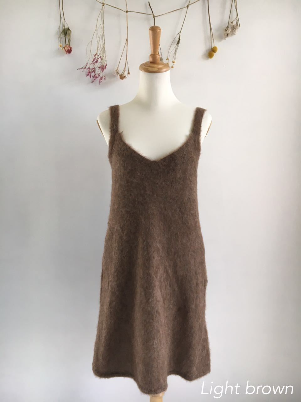 【Bilitis dix-sept ans】 Baby Alpaca Camisole Dress ビリティスディゼッタン ワンピース ドレス ニットワンピース キャミワンピース アルパカ ニット 2色 レディース 2914-387 KOKO｜KOKO