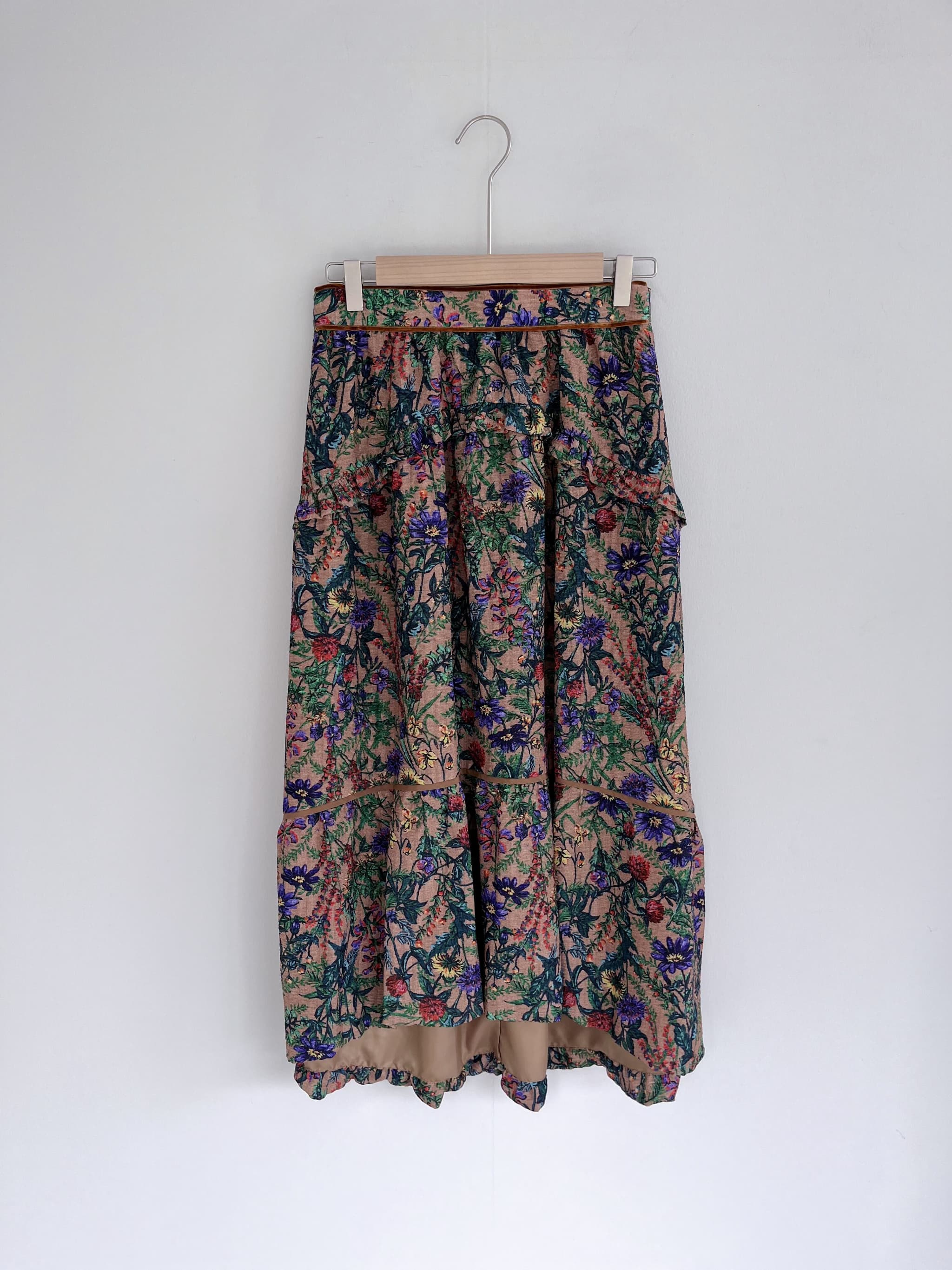 楽天市場】【Sara Mallika】 Cotton Block Pattern Skirt