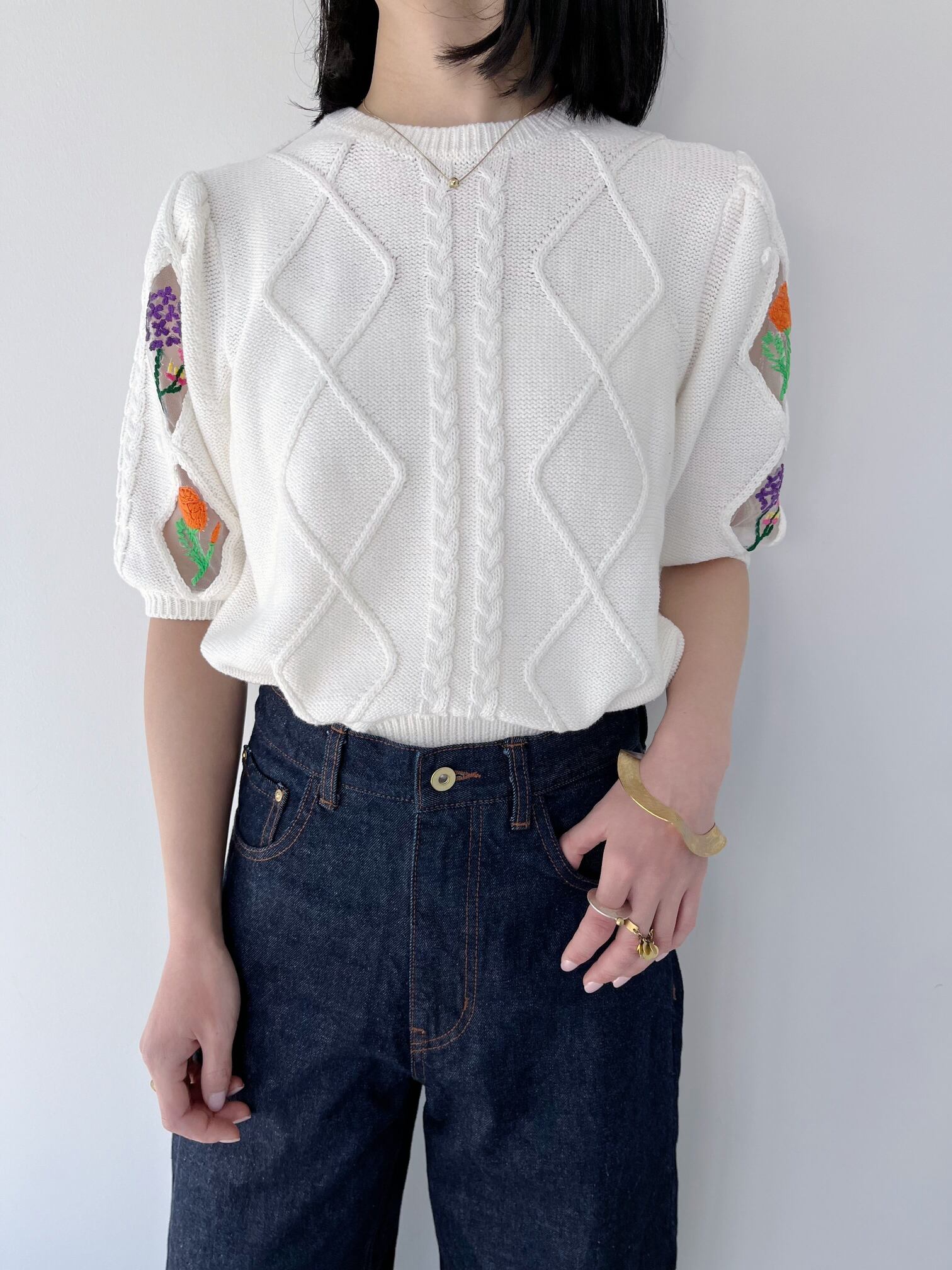 楽天市場】【MUVEIL】 パフスリーブプルオーバー ミュベール シアー