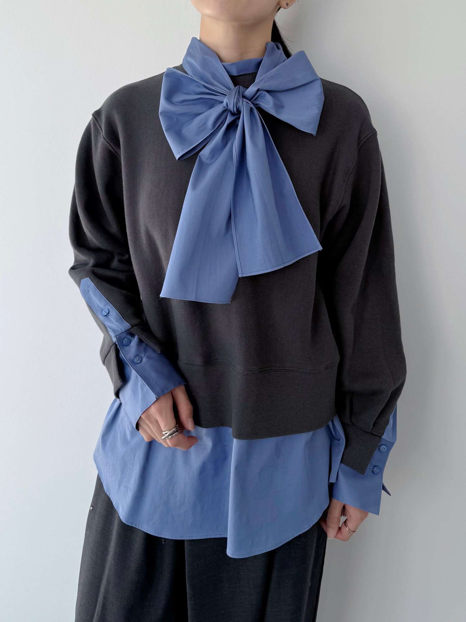 楽天市場】【MUVEIL】 パフスリーブプルオーバー ミュベール シアー