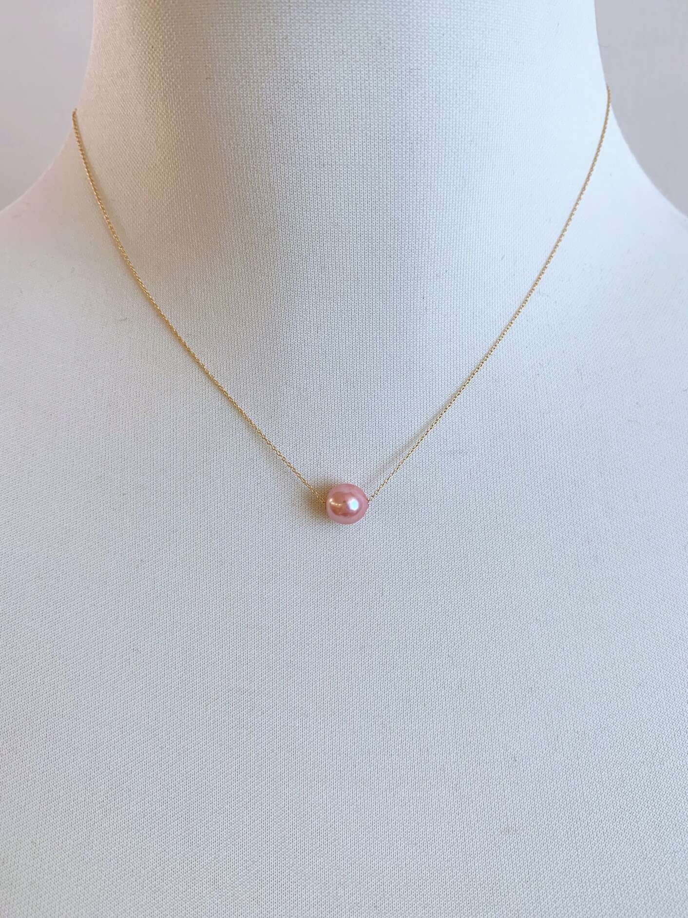 【petite robe noire】 Necklace プティローブノアー ネックレス アクセサリー ジュエリー 淡水パール シンプル プレゼント 18K Red Green YSY192104 KOKO｜KOKO