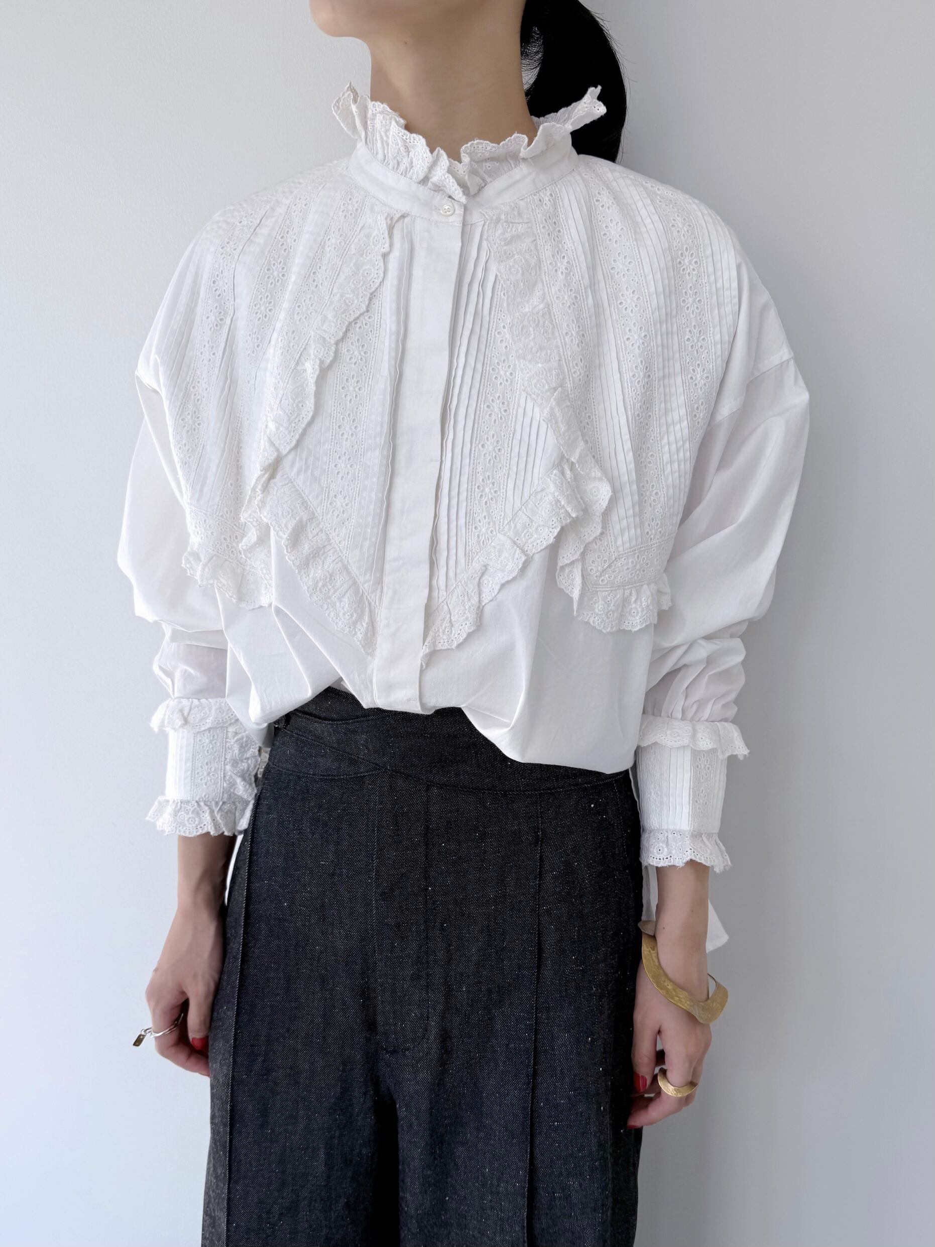 楽天市場】【Sara Mallika】 Cotton Cut Jqd 2way Gather Top