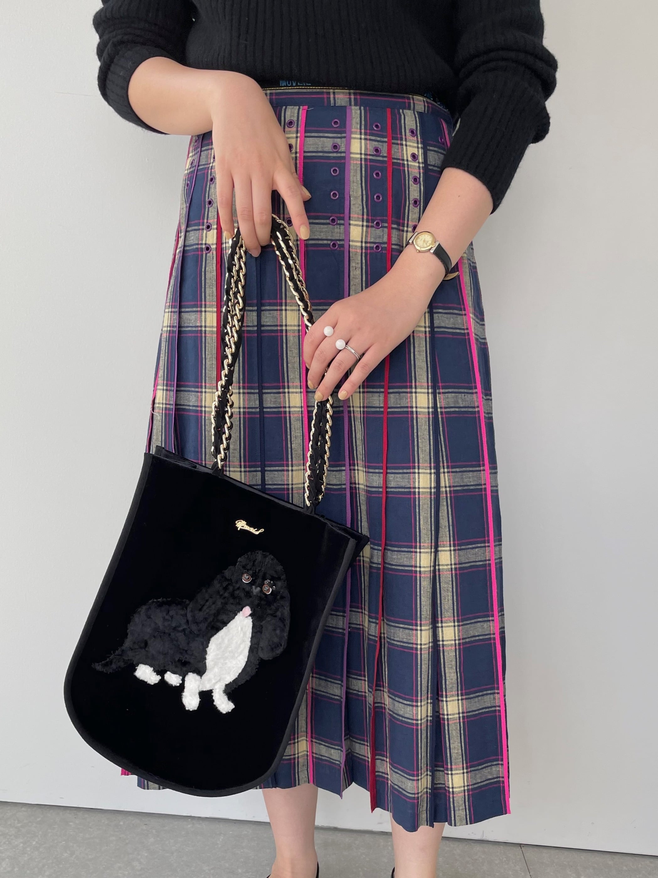 楽天市場】【Sara Mallika】 Cotton Block Pattern Skirt