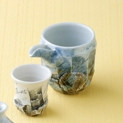 備前焼　３個セット　ぐい呑み　盃　酒器　徳利　食器　器 楽天市場】【 酒器 セット 】三色備前酒器セット 美濃焼き【日本