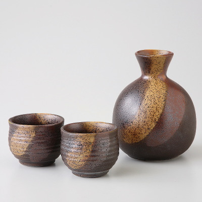 楽天市場】酒器セット 三色備前【箱入】美濃焼 和食器 酒器 徳利