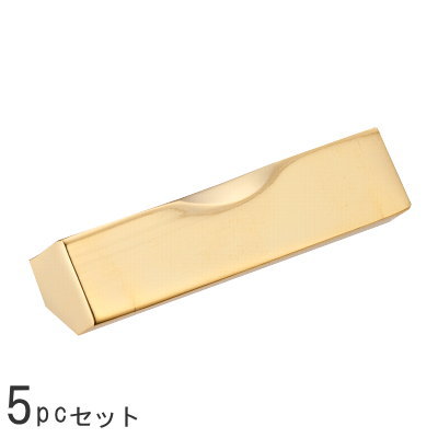 【 箸置き　5個 セット 】 雅（みやび）箸おき 金メッキ仕上げ×5個 【日本製/業務用/食器/和食器/洋食器/ステンレス/カトラリー/ホテル/飲食店/家庭用/キッチン用品/金属製/はしおき/母の日 贈り物 ギフト/誕生日 プレゼント/高級感/お洒落/おしゃれ/シンプル】