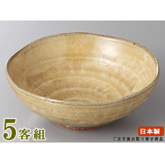 日本製 中鉢 お皿 5個セット 灰釉梅花皮5.0寸鉢 5個 業務用 食器 陶器 土物 電子レンジ可能 食器洗浄機可能 レンジ対応 和食器 高級感 煮物椀 煮物鉢 器 皿 鉢 盛り皿 和食 煮物料理 盛り付け皿 深さがある お祝い 家庭用 来客用 飲食店 料理店 旅館 ホテル｜雑貨屋　ココウキ