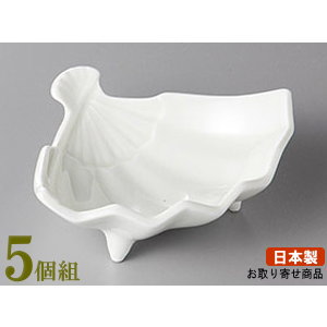 小付 5個組 日本製 アイボリー扇面三つ足小付 5個 業務用 和食器 食器 陶器 小さい小鉢 小さめのお皿 高級感 おしゃれ シンプル 上品 電子レンジ可能 食器洗浄機可能 レンジ対応 家庭用 普段使い お客様用 おつまみ お通し 漬け物 一品料理 鉢 皿 居酒屋 8,237円