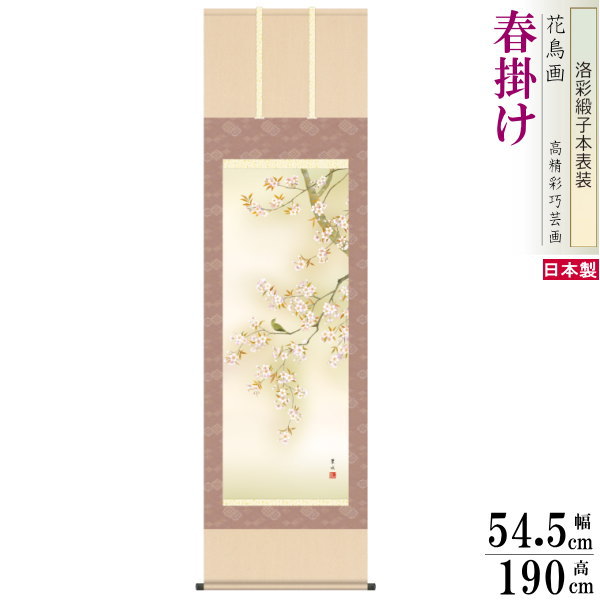 簾掛け軸　鳥と花 簾掛け軸 鳥と花 - メルカリ