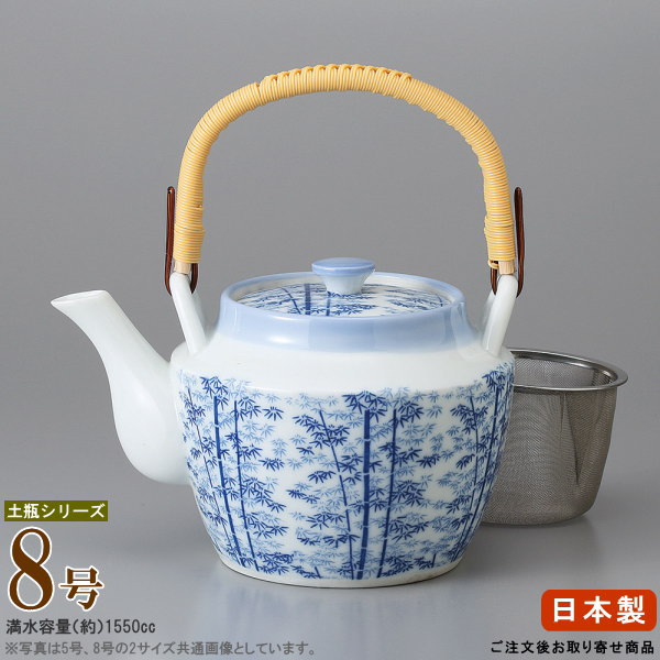 楽天市場】【 急須土瓶 日本製 】 水玉土瓶 8号（容量1550cc