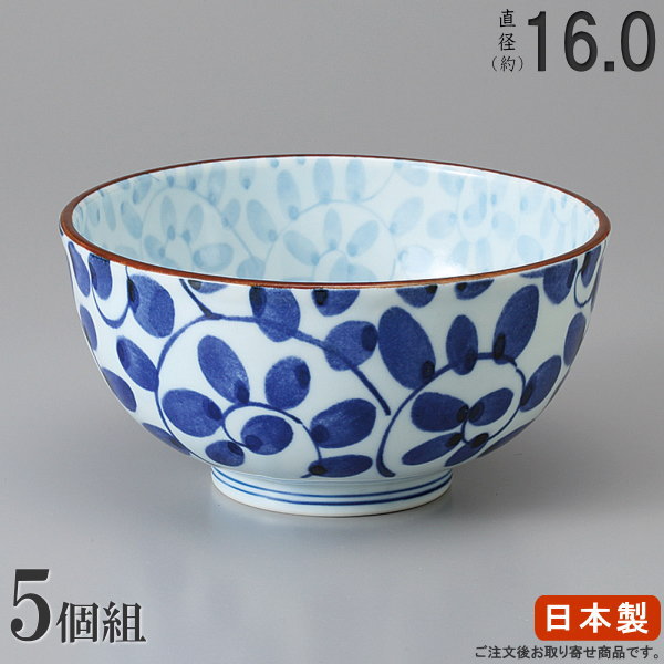 楽天市場】【 どんぶり 日本製 /5個組】 錦天目多用丼ぶり5.5×5