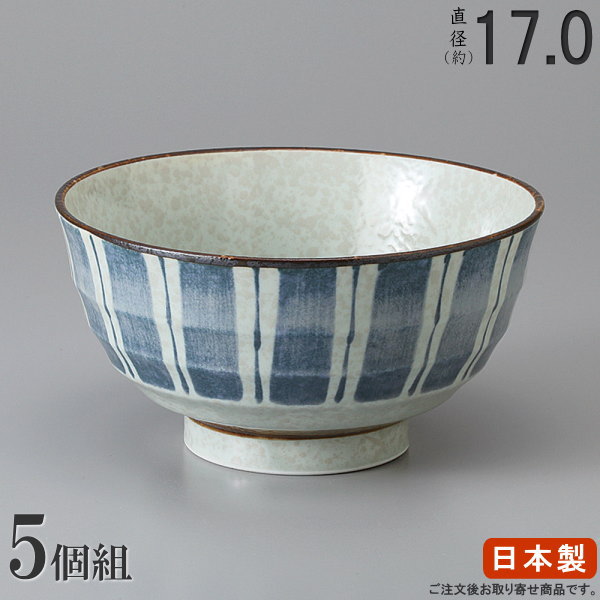 楽天市場】【 どんぶり 日本製 /5個組】 錦天目多用丼ぶり5.5×5個【和