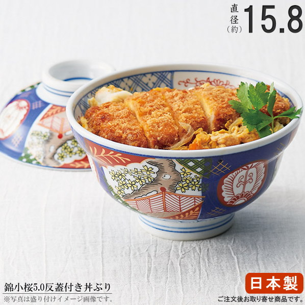 楽天市場】【 どんぶり 日本製 /5個組】 錦天目多用丼ぶり5.5×5
