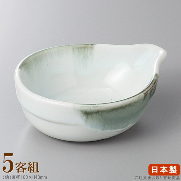 【 和食器 とんすい 小鉢 シリーズ 】 ウノフ十草フグとん水×5個 【日本製/国産/5枚 セット/トンスイ/業務用/厨房用品/調理用品/器/鉢/皿/飲食店/料理店/店舗/店/寄せ鍋 土鍋料理の 取り鉢/天ぷらの つゆ 入れ/食器/上品/家庭用/キッチン小物/食洗機可/電子レンジ可