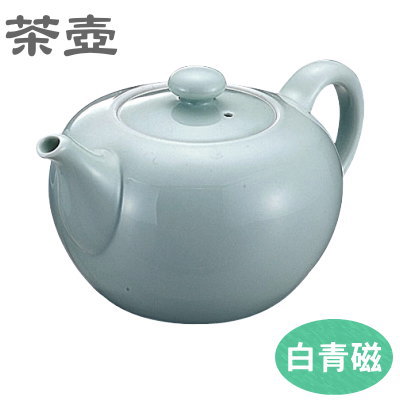 【楽天市場】【急須 かわいい 茶器】陶作坊（とうさくぼう） 茶壷 白緑磁【業務用/家庭用/お茶/ポット/ティーポット/陶器/磁器/陶磁器/台湾/台湾 茶器/中国茶/中国茶器/茶器具/茶道具/中華道具/中華料理道具/