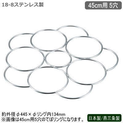 楽天市場】リング てぼ用 麺 日本製 燕三条製18-8ステンレス製 段付鍋