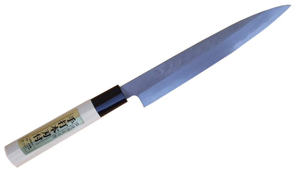 楽天市場】泉源兼光作 特製白三鋼 霧研 正夫(刺身包丁) 330mm 楽天市場】泉源兼光作 特製白三鋼 霧研 正夫(刺身包丁) 330mm