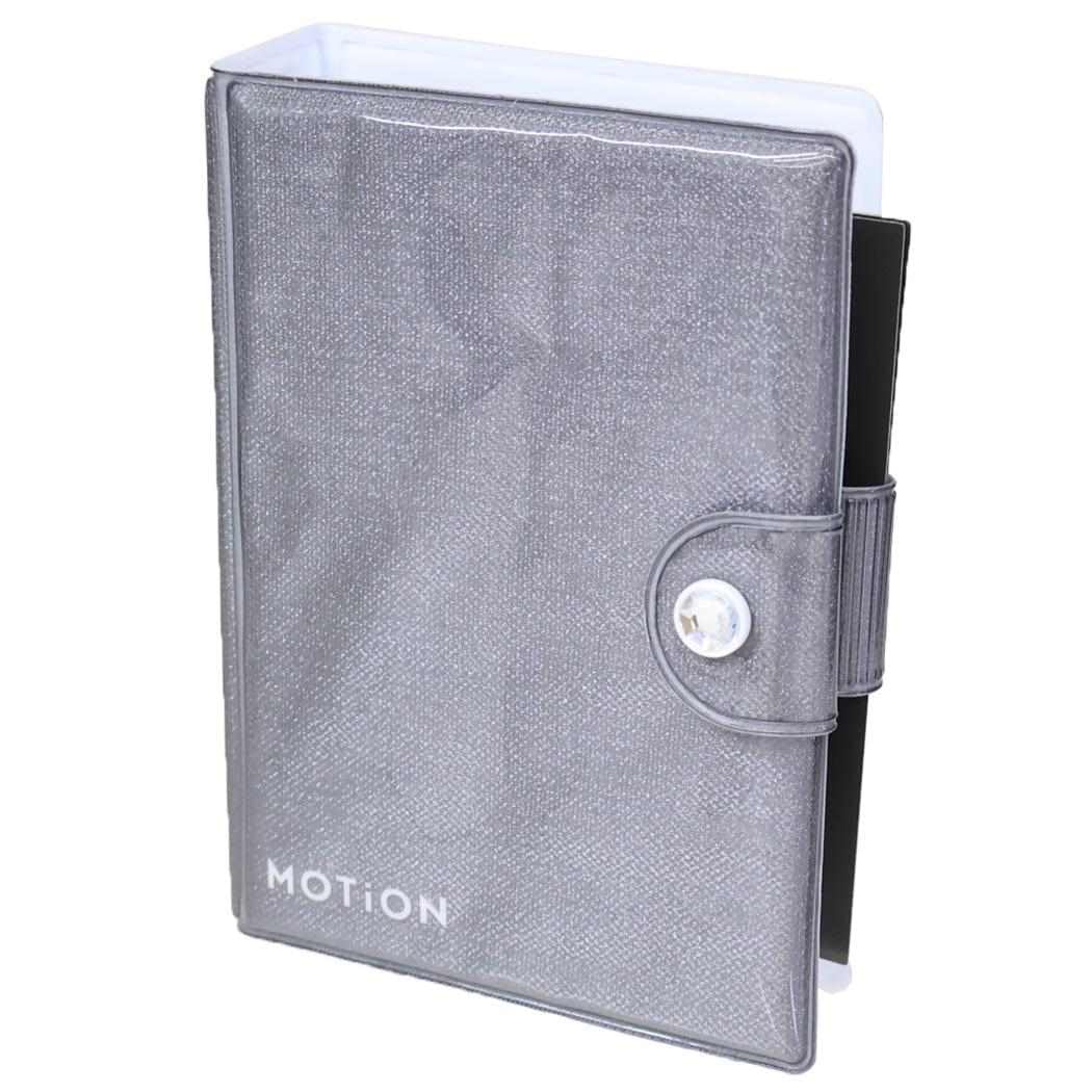 楽天市場】シールバインダー ブック MOTiON ブラック 228243 カミオ