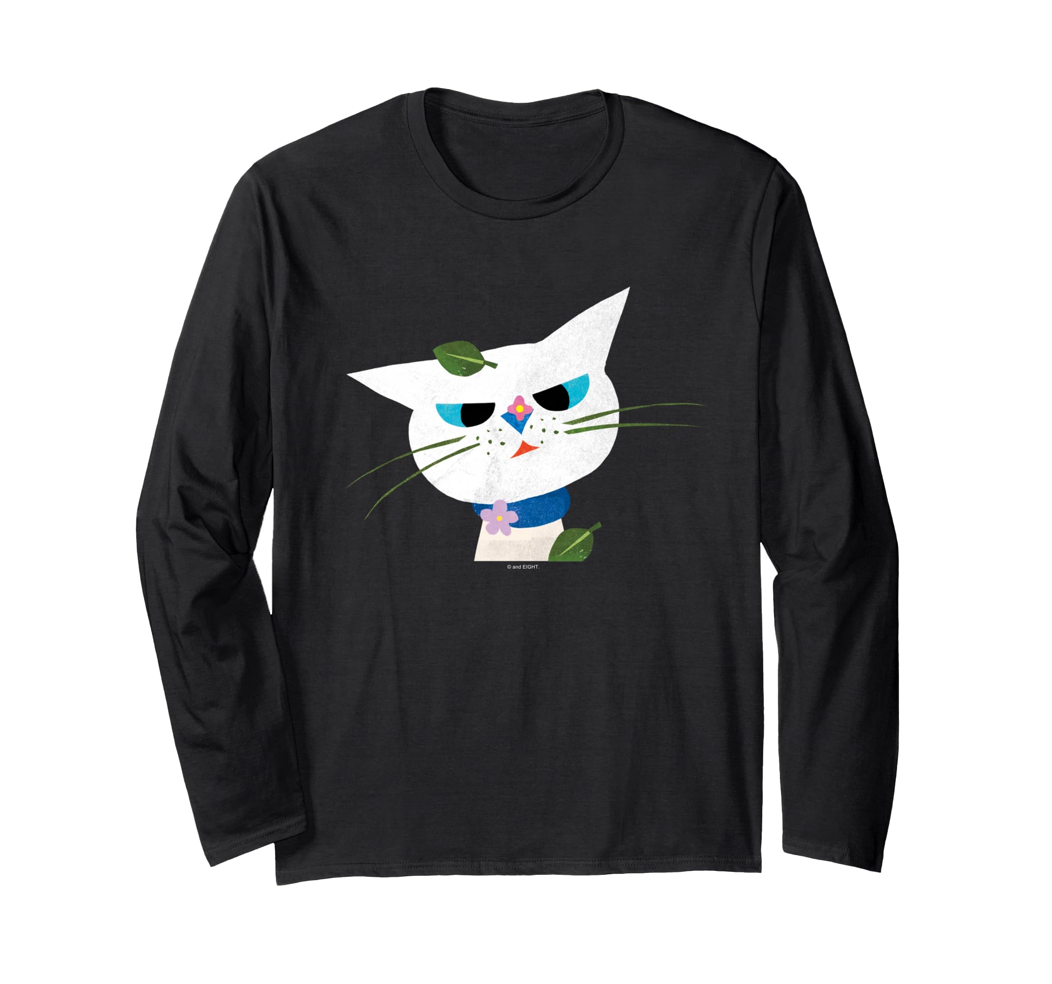 楽天市場】猫の顔・白猫／長袖Tシャツ : MYDS 楽天市場店