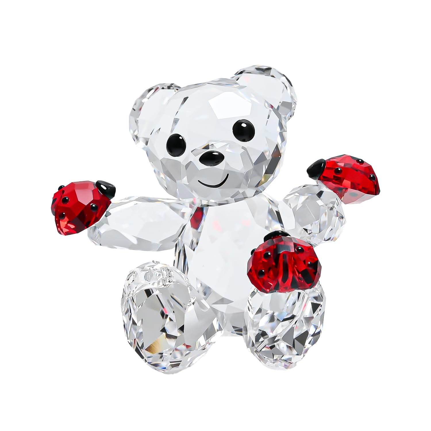 スワロフスキー SWAROVSKI クリスタルフィギュア 2024SS KRISベア Good Luck Bear 5675983 [並行輸入品]
