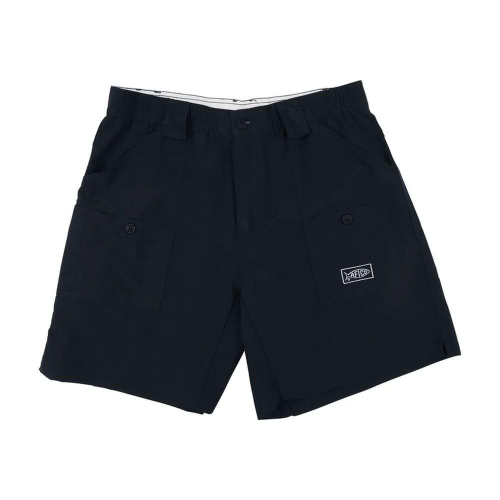 アフコ(Aftco) オリジナル フィッシング ショート ロング ブラック XLサイズ (The Original Fishing Short Long Black 38) M01L