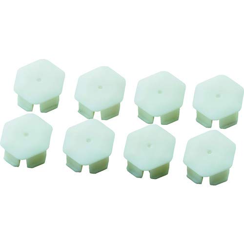 TRUSCO(トラスコ) アクロキャリーAC-1用上滑りお仕舞い天然ゴム仕かける 10個入 白 AC-1SGSET-W × 50Ｓ【容れもの売りわたす】 日用品雑貨・文房具・手芸-その他