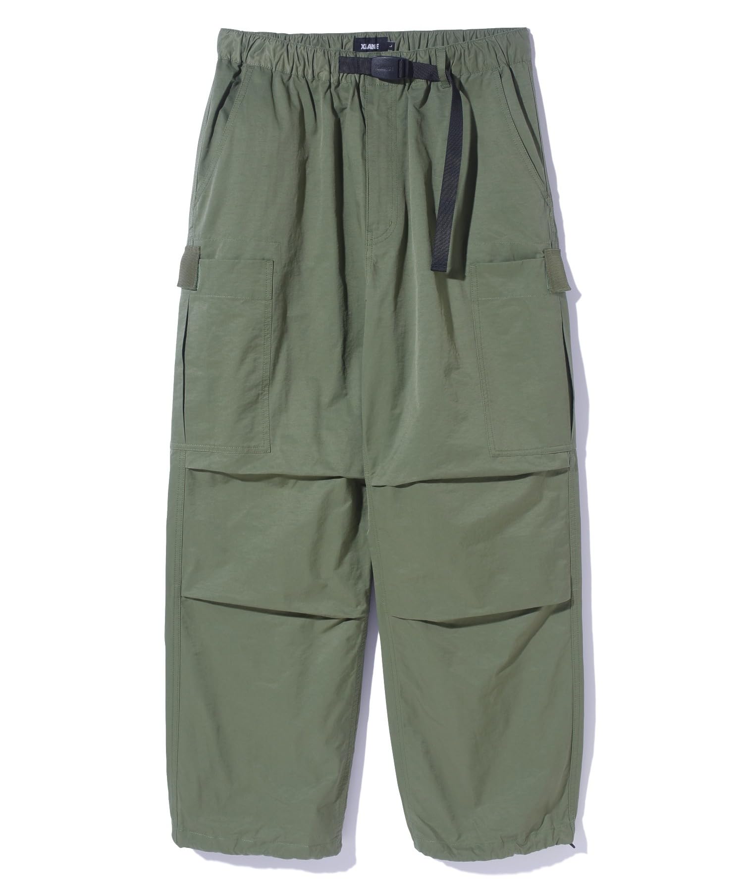 [エクストララージ] ワイドレッグカーゴパンツ WIDE LEG CARGO PANTS 101251031005 OLIVE L その他-レディースファッション